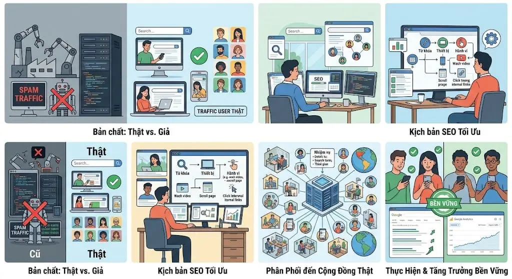 Dịch Vụ Traffic User Thật Bản Chất Là Gì