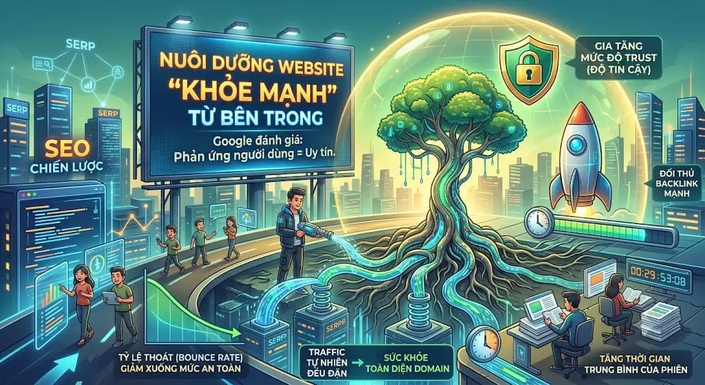 Nuôi Dưỡng Website Khỏe Mạnh