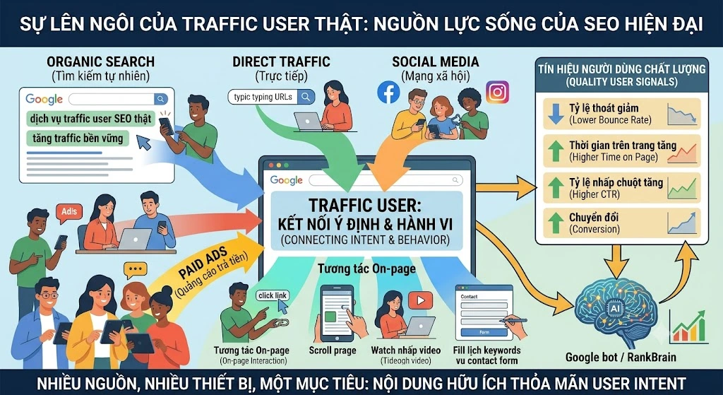 Chiến lược ứng dụng Traffic User